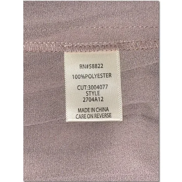 Max Studio Pleated Skirt Size Medium Mauve Mist NWT - Picture 5 of 5